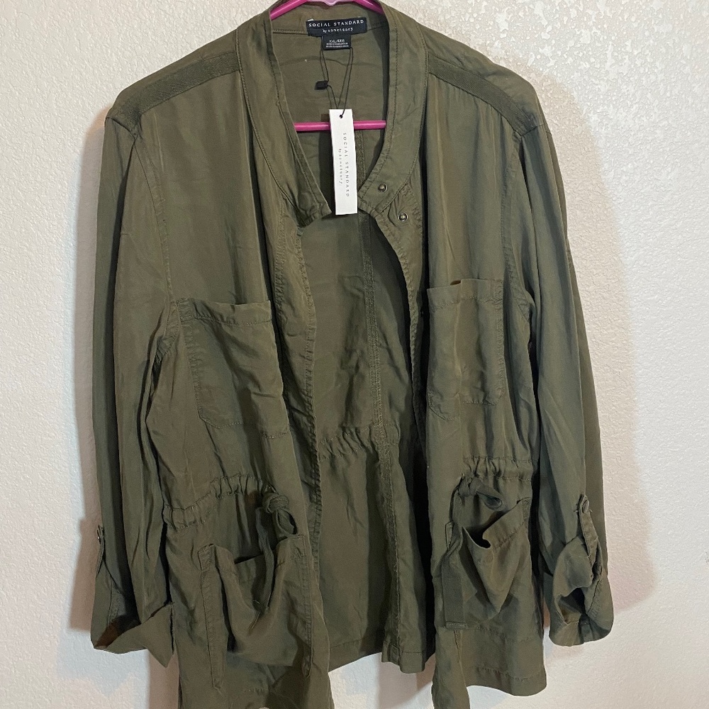 Olive green blouse